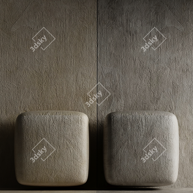 Seamless 4K Stone Textures Collection 3D model image 1