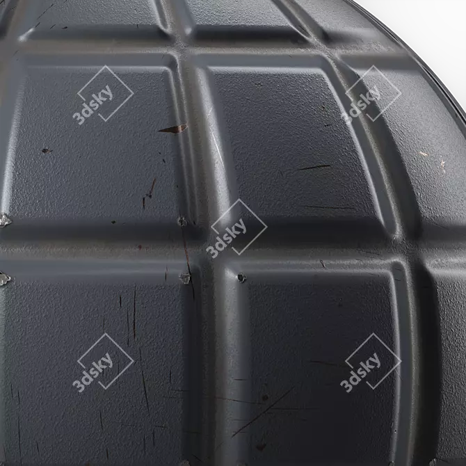 PBR Metal Panels 4K Texture 3D model image 5