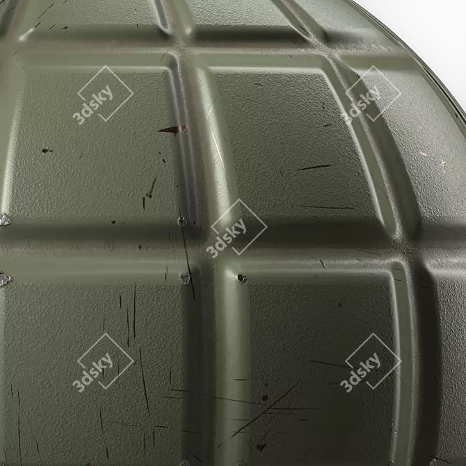 PBR Metal Panels 4K Texture 3D model image 7