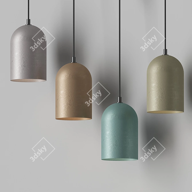 Copo Pendant Light Fixture by Aromas 3D model image 3