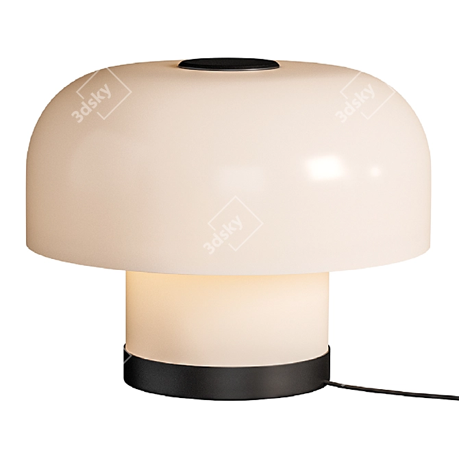 Sleek Design Rolo Table Lamp 3D model image 2