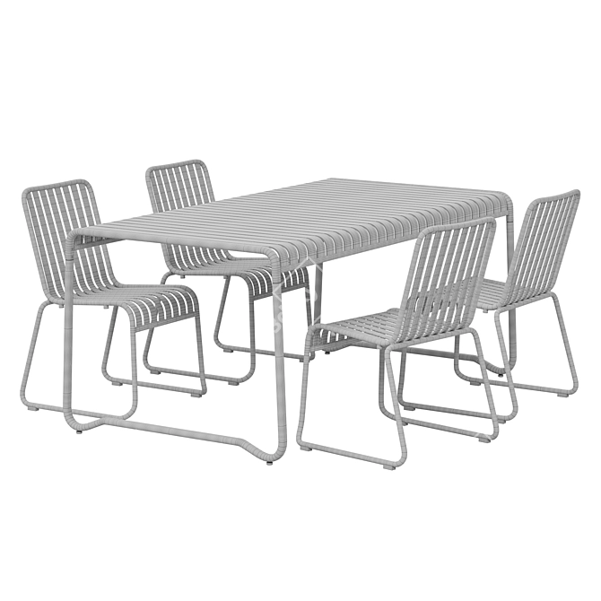 Stylish Jotex Belleville Furniture Set 3D model image 6