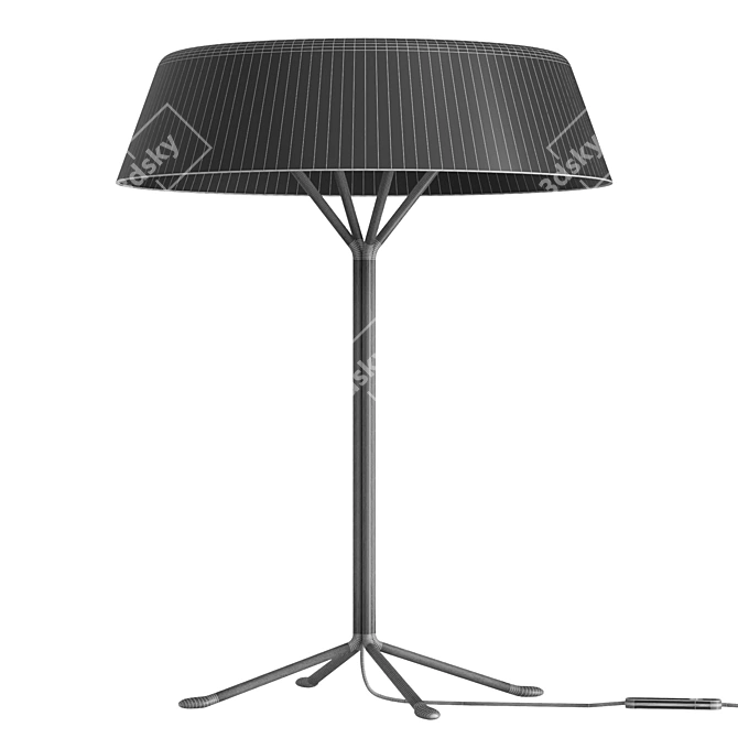 Vibia Lily Table Lamp, Modern 3D model image 4