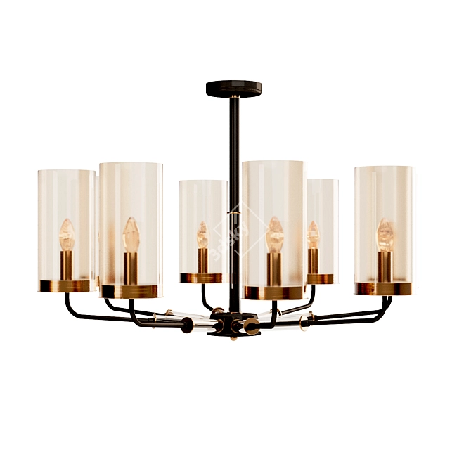 Modern Chandelier Norma by Seven Fires 3D model image 1