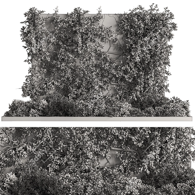 FloraWall Vertical Garden Kit 3D model image 5