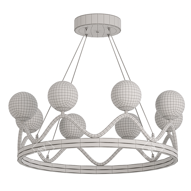 Regal Crown Chandelier 2017 Edition 3D model image 3