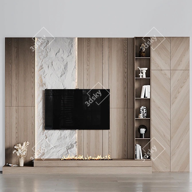 TV Wall Collection: High-Quality 3D Model 3D model image 4