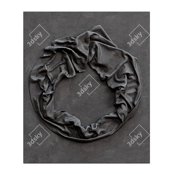 Modern Wall Art Decor Piece 3D model image 3