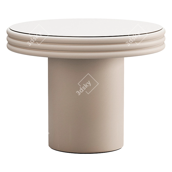 Elegant Scala Round Tables Set 3D model image 2