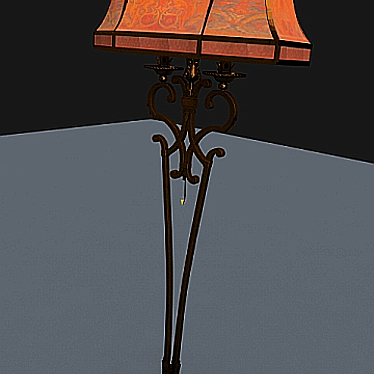 Classic Floor Lamp - TORSER 3D model image 1 