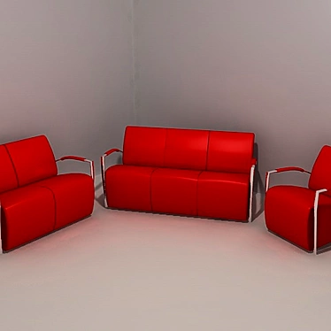 Modern Avantgarde Furniture Set 3D model image 1 