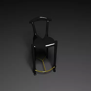 Italian Elegance: cjc Gaulino Chair 3D model image 1 