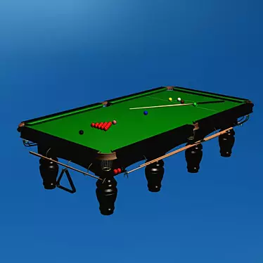 Classic Billiard Table 3D model image 1 