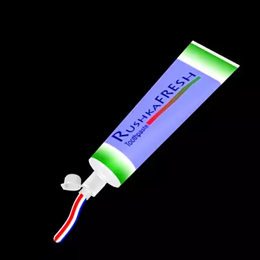 Fresh Mint Toothpaste 3D model image 1 