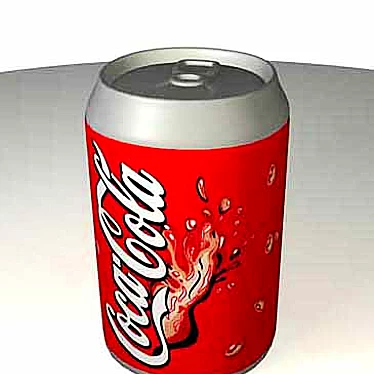 Title: CocaCola Aluminum Bank 3D model image 1 