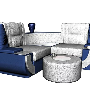 Custom-Made Office Sofa: Designed for Efficiency 3D model image 1 