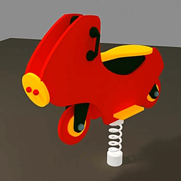 KSIL Motorcycle: Lifelike Design for Kids 3D model image 1 