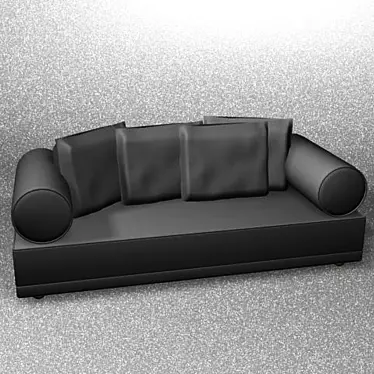 Classic Comfort Sofa 3D model image 1 