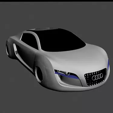 Futuristic Audi RSQ Concept 3D model image 1 