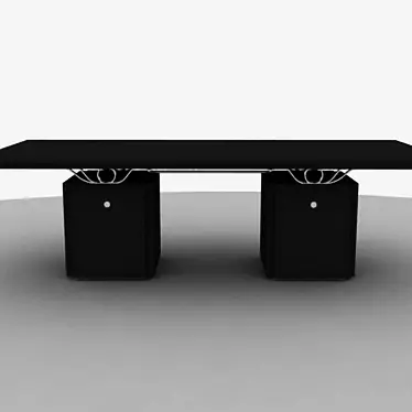 Sleek Modern Table: MINIFORMS 3D model image 1 