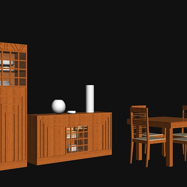 Elegant Armadio Furniture 3D model image 1 