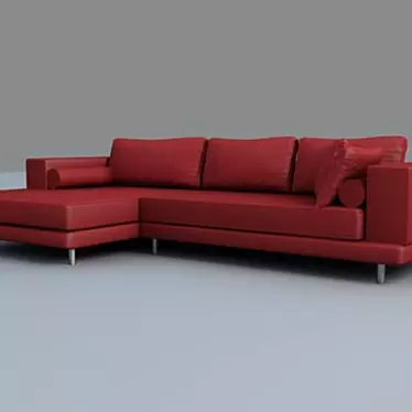 Modern Nikoletti4 Sofa 3D model image 1 