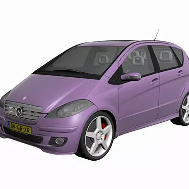 Mercedes A 2005 3D Model - Fully Textured 3D model image 1 