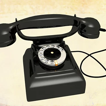 Vintage Mobile Phone 3D model image 1 