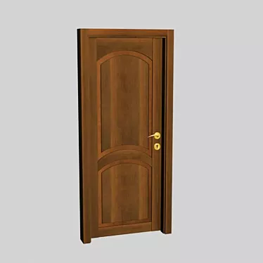 Sleek Entryway Upgrade: Stylish Doors 3D model image 1 