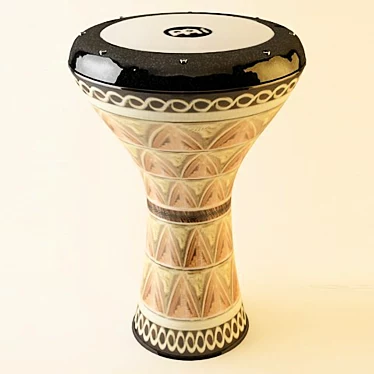 Handcrafted Ethno Drum 3D model image 1 