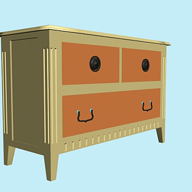 Luxury Roche-Bobois COMMODE 3D model image 1 