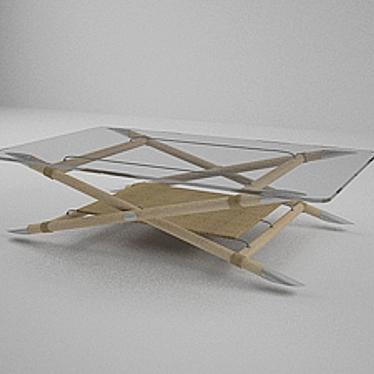 Smania Magnolia: Elegant Table 3D model image 1 