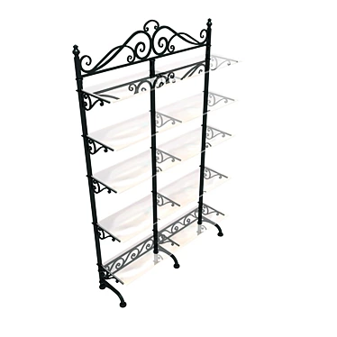 Forged Trade Equipment: Cavaletto Shelves 3D model image 1 