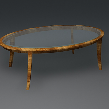 oval coffee table