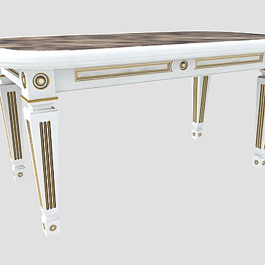 Sleek minimalist table 3D model image 1 