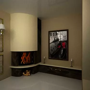 CozyFire - The Perfect Fireplace 3D model image 1 