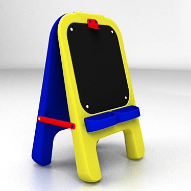 IKEA Children's Easel 3D model image 1 