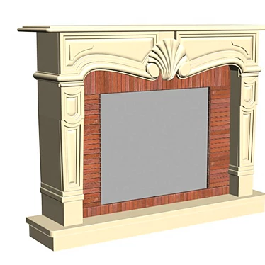 Classic Fireplace 3D model image 1 