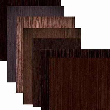 15 Textured Wenge Finishes 3D model image 1 