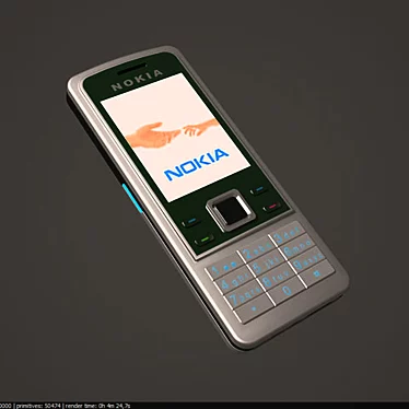 Compact Nokia 6300: Fine Details Unrivaled 3D model image 1 