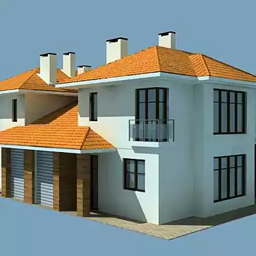Modern Private Residence 3D model image 1 