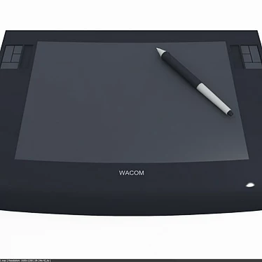 Wacom Intuos 3 Graphic Tablet 3D model image 1 