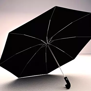 RainShield Compact Umbrella 3D model image 1 