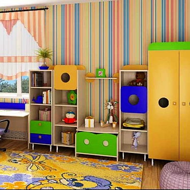 Snajt Children's Wall - Fun and Functional 3D model image 1 