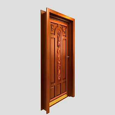 Carved door