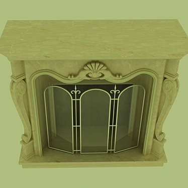 Classic Fireplace: 3DMAX9+VRay 1.50 3D model image 1 