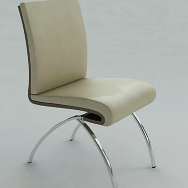 Sleek ROLF_BENZ.rar Chair 3D model image 1 