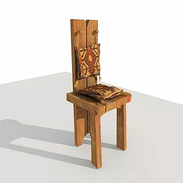 Estonian Heritage Chair 3D model image 1 