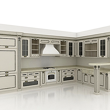 Artful Chef: Opera's Kitchen 3D model image 1 