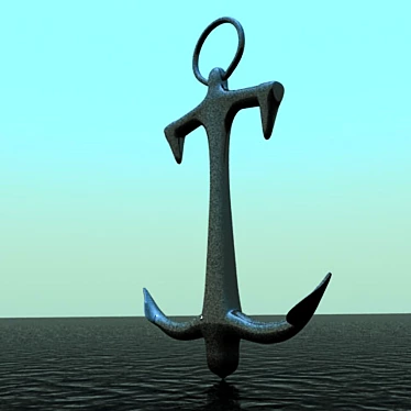 Nautical Anchor Decoration 3D model image 1 